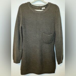 Tezenis Women’s Ribbed Long Knit Sweater Button Back Size S